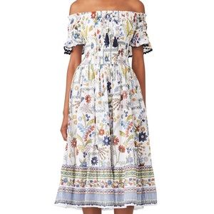 Tory Burch Meadow Folly Smocked Dress